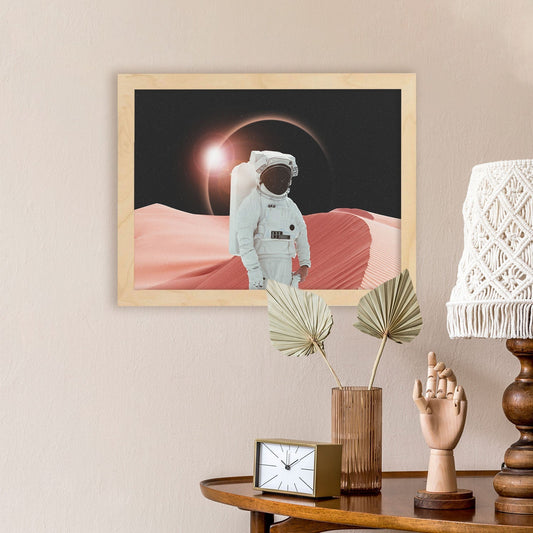 Lamina artistica decorativa con ilustración de Desert estilo Collage-Artwork-Nacnic-Nacnic Estudio SL