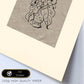 Lamina artistica decorativa con ilustración de Desnudos Matisse 01 estilo fauvista-Artwork-Nacnic-Nacnic Estudio SL