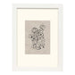 Lamina artistica decorativa con ilustración de Desnudos Matisse 01 estilo fauvista-Artwork-Nacnic-A4-Marco Blanco-Nacnic Estudio SL