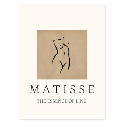 Lamina artistica decorativa con ilustración de Desnudos Matisse 02 estilo fauvista-Artwork-Nacnic-A4-Sin marco-Nacnic Estudio SL