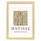 Lamina artistica decorativa con ilustración de Desnudos Matisse 05 estilo fauvista-Artwork-Nacnic-A3-Marco Madera clara-Nacnic Estudio SL