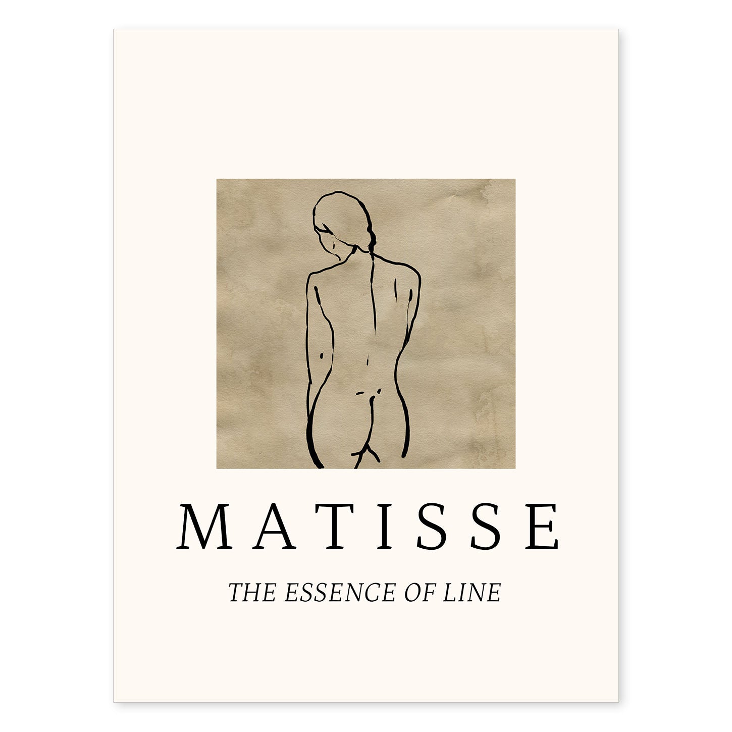 Lamina artistica decorativa con ilustración de Desnudos Matisse 05 estilo fauvista-Artwork-Nacnic-A4-Sin marco-Nacnic Estudio SL
