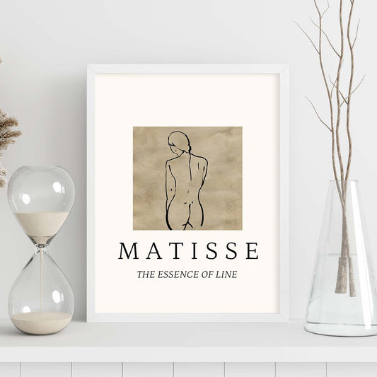 Lamina artistica decorativa con ilustración de Desnudos Matisse 05 estilo fauvista-Artwork-Nacnic-Nacnic Estudio SL