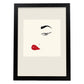 Lamina artistica decorativa con ilustración de Desnudos Matisse 11 estilo fauvista-Artwork-Nacnic-A4-Marco Negro-Nacnic Estudio SL