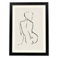 Lamina artistica decorativa con ilustración de Desnudos Matisse 12 estilo fauvista-Artwork-Nacnic-A3-Marco Negro-Nacnic Estudio SL