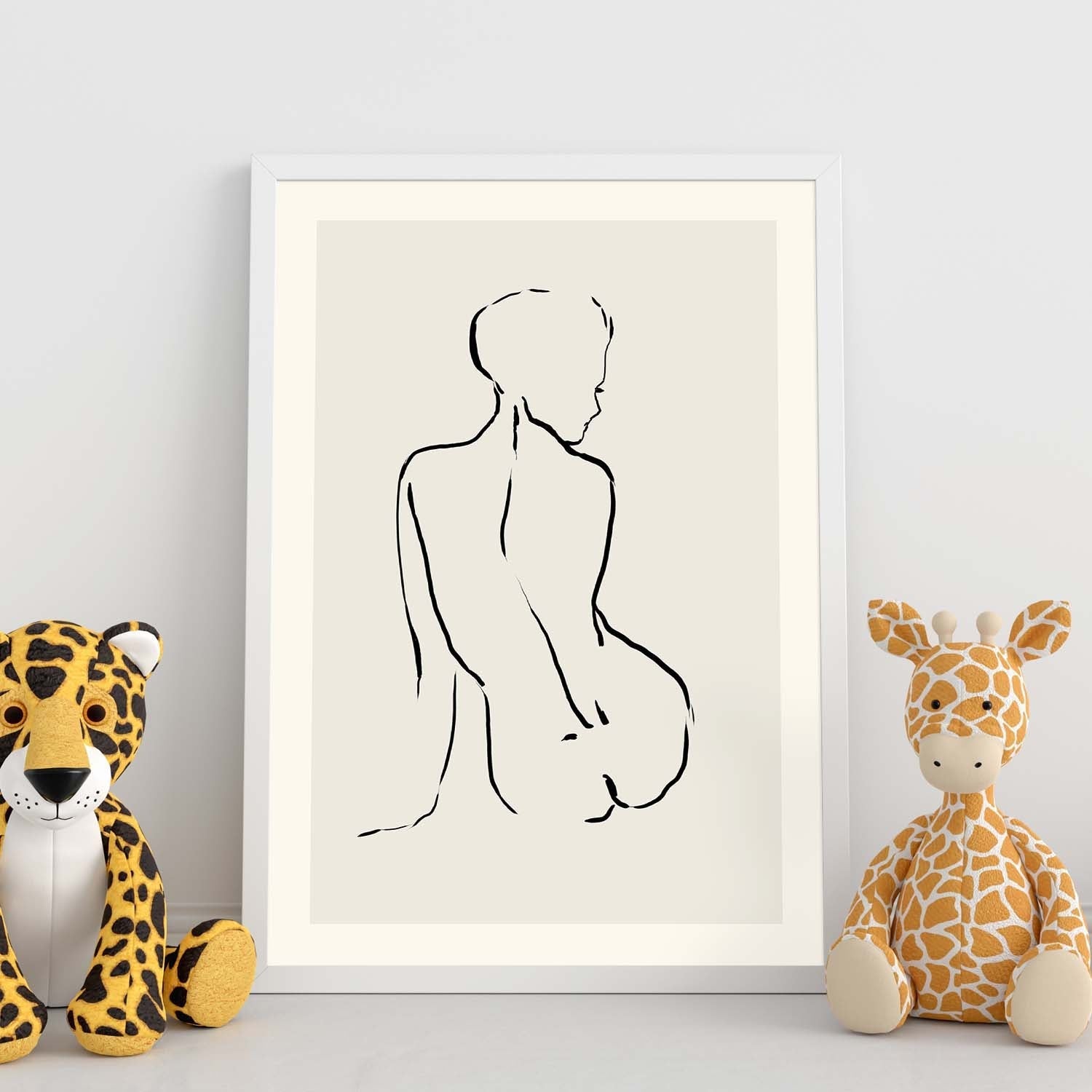 Lamina artistica decorativa con ilustración de Desnudos Matisse 12 estilo fauvista-Artwork-Nacnic-Nacnic Estudio SL