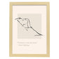 Lamina artistica decorativa con ilustración de Desnudos Matisse 14 estilo fauvista-Artwork-Nacnic-A3-Marco Madera clara-Nacnic Estudio SL