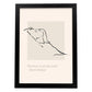 Lamina artistica decorativa con ilustración de Desnudos Matisse 14 estilo fauvista-Artwork-Nacnic-A3-Marco Negro-Nacnic Estudio SL