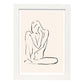 Lamina artistica decorativa con ilustración de Desnudos Matisse 16 estilo fauvista-Artwork-Nacnic-A3-Marco Blanco-Nacnic Estudio SL