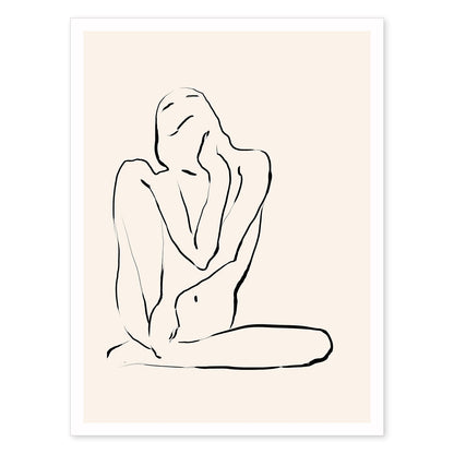 Lamina artistica decorativa con ilustración de Desnudos Matisse 16 estilo fauvista-Artwork-Nacnic-A4-Sin marco-Nacnic Estudio SL
