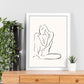 Lamina artistica decorativa con ilustración de Desnudos Matisse 16 estilo fauvista-Artwork-Nacnic-Nacnic Estudio SL