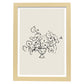 Lamina artistica decorativa con ilustración de Desnudos Matisse 18 estilo fauvista-Artwork-Nacnic-A3-Marco Madera clara-Nacnic Estudio SL