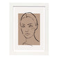 Lamina artistica decorativa con ilustración de Desnudos Matisse 19 estilo fauvista-Artwork-Nacnic-A3-Marco Blanco-Nacnic Estudio SL