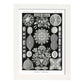 Lamina artistica decorativa con ilustración de Diatomeas estilo Vintage-Artwork-Nacnic-A4-Marco Blanco-Nacnic Estudio SL