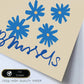 Lamina artistica decorativa con ilustración de Diseño abstracto de flor Bruselas-Artwork-Nacnic-Nacnic Estudio SL