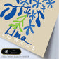 Lamina artistica decorativa con ilustración de Diseño abstracto de flor lima-Artwork-Nacnic-Nacnic Estudio SL