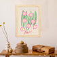 Lamina artistica decorativa con ilustración de Diseño abstracto de flor París-Artwork-Nacnic-Nacnic Estudio SL