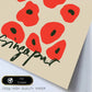 Lamina artistica decorativa con ilustración de Diseño abstracto de flor Singapur-Artwork-Nacnic-Nacnic Estudio SL