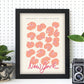 Lamina artistica decorativa con ilustración de Diseño de flor abstracto Nueva York-Artwork-Nacnic-Nacnic Estudio SL
