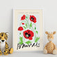 Lamina artistica decorativa con ilustración de Exposición de arte floral Bruselas-Artwork-Nacnic-Nacnic Estudio SL