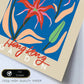 Lamina artistica decorativa con ilustración de Exposición de arte floral Hong Kong-Artwork-Nacnic-Nacnic Estudio SL