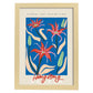 Lamina artistica decorativa con ilustración de Exposición de arte floral Hong Kong-Artwork-Nacnic-A3-Marco Madera clara-Nacnic Estudio SL