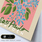 Lamina artistica decorativa con ilustración de Exposición de arte floral Paulo-Artwork-Nacnic-Nacnic Estudio SL