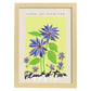 Lamina artistica decorativa con ilustración de Exposición de arte floral Perth-Artwork-Nacnic-A3-Marco Madera clara-Nacnic Estudio SL