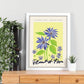 Lamina artistica decorativa con ilustración de Exposición de arte floral Perth-Artwork-Nacnic-Nacnic Estudio SL