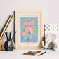 Lamina artistica decorativa con ilustración de Exposición de arte floral Tokyo-Artwork-Nacnic-Nacnic Estudio SL