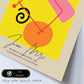 Lamina artistica decorativa con ilustración de Exposición Joan Miro 1 estilo Surrealista-Artwork-Nacnic-Nacnic Estudio SL