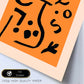 Lamina artistica decorativa con ilustración de Exposición Klee 3 estilo Expresionista-Artwork-Nacnic-Nacnic Estudio SL