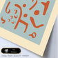 Lamina artistica decorativa con ilustración de Exposición Klee 6 estilo Expresionista-Artwork-Nacnic-Nacnic Estudio SL