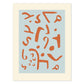 Lamina artistica decorativa con ilustración de Exposición Klee 6 estilo Expresionista-Artwork-Nacnic-A4-Sin marco-Nacnic Estudio SL