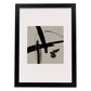 Lamina artistica decorativa con ilustración de Exposición Kline 12 estilo Abstracto-Artwork-Nacnic-A3-Marco Negro-Nacnic Estudio SL