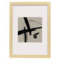 Lamina artistica decorativa con ilustración de Exposición Kline 12 estilo Abstracto-Artwork-Nacnic-A4-Marco Madera clara-Nacnic Estudio SL