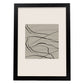 Lamina artistica decorativa con ilustración de Exposición Kline 13 estilo Abstracto-Artwork-Nacnic-A4-Marco Negro-Nacnic Estudio SL