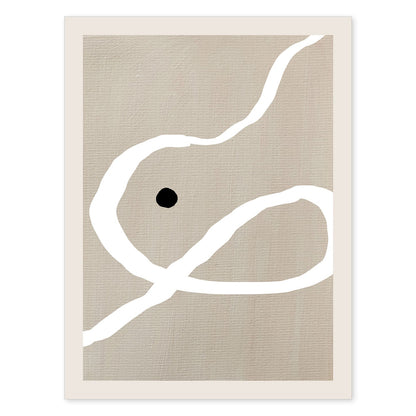 Lamina artistica decorativa con ilustración de Exposición Kline 14 estilo Abstracto-Artwork-Nacnic-A4-Sin marco-Nacnic Estudio SL