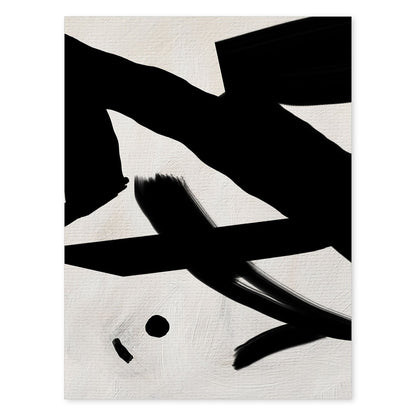Lamina artistica decorativa con ilustración de Exposición Kline 3 estilo Abstracto-Artwork-Nacnic-A4-Sin marco-Nacnic Estudio SL