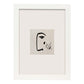 Lamina artistica decorativa con ilustración de Exposición Kline 7 estilo Abstracto-Artwork-Nacnic-A4-Marco Blanco-Nacnic Estudio SL