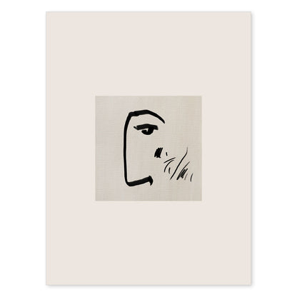 Lamina artistica decorativa con ilustración de Exposición Kline 7 estilo Abstracto-Artwork-Nacnic-A4-Sin marco-Nacnic Estudio SL