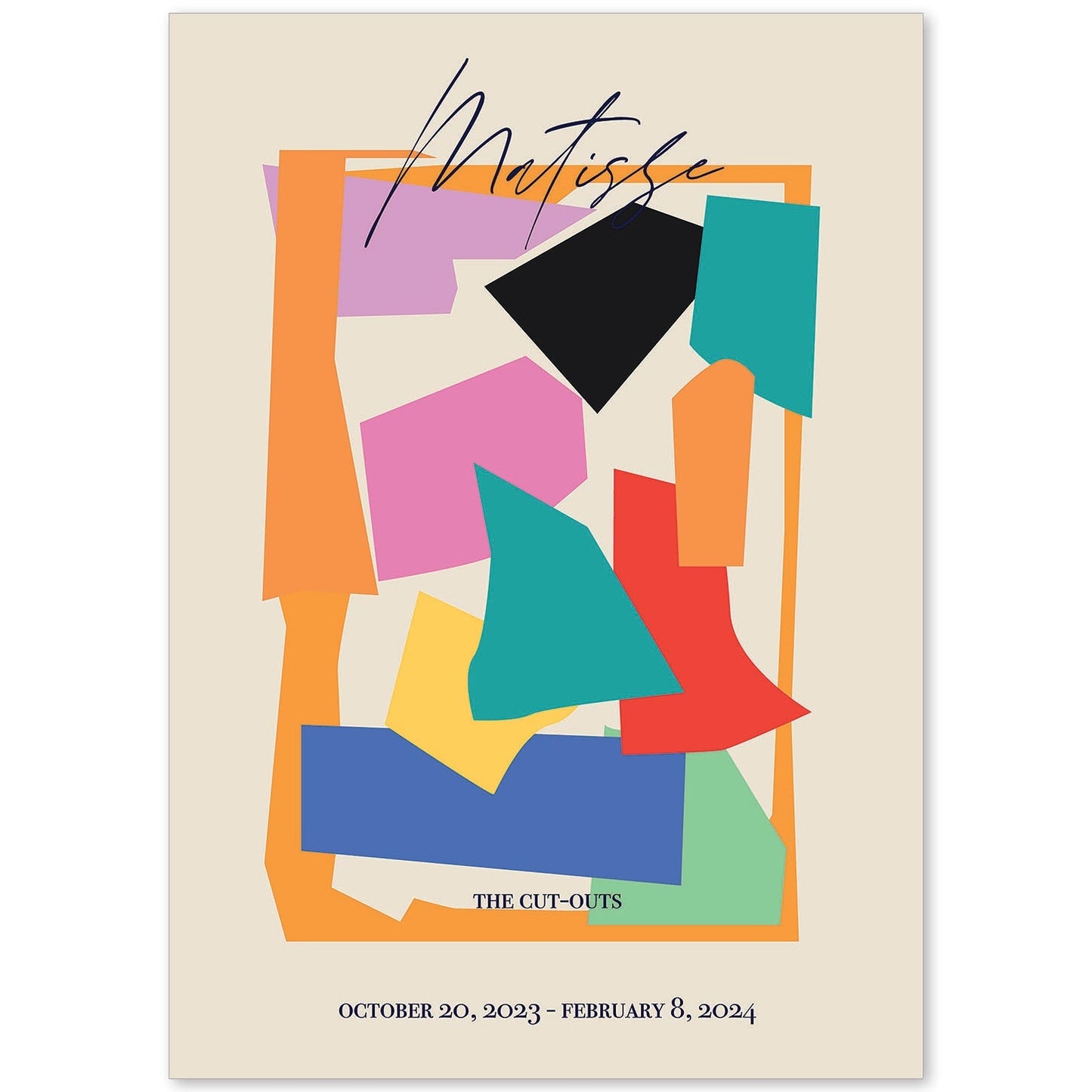 Lamina artistica decorativa con ilustración de Exposición Matisse 10 estilo fauvista-Artwork-Nacnic-A4-Sin marco-Nacnic Estudio SL