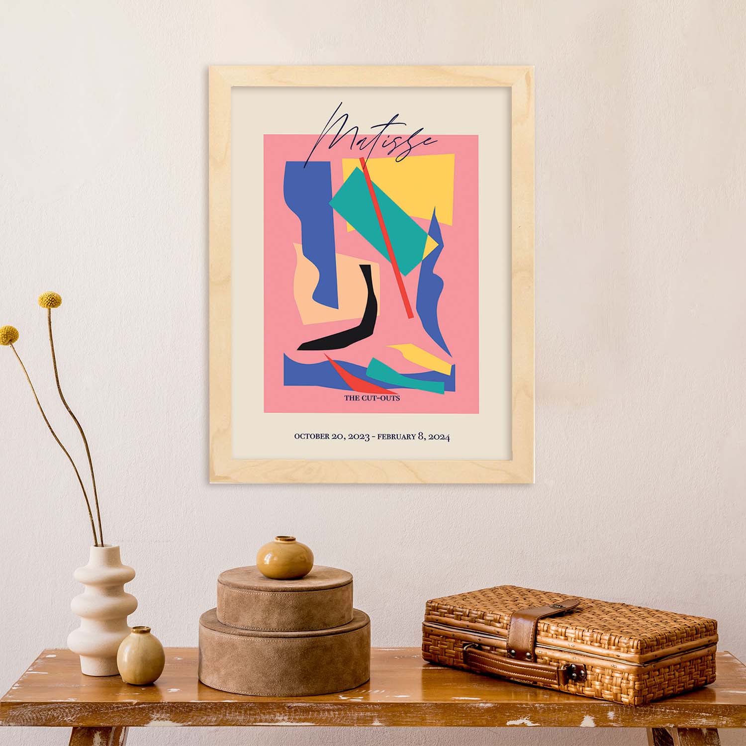 Lamina artistica decorativa con ilustración de Exposición Matisse 11 estilo fauvista-Artwork-Nacnic-Nacnic Estudio SL