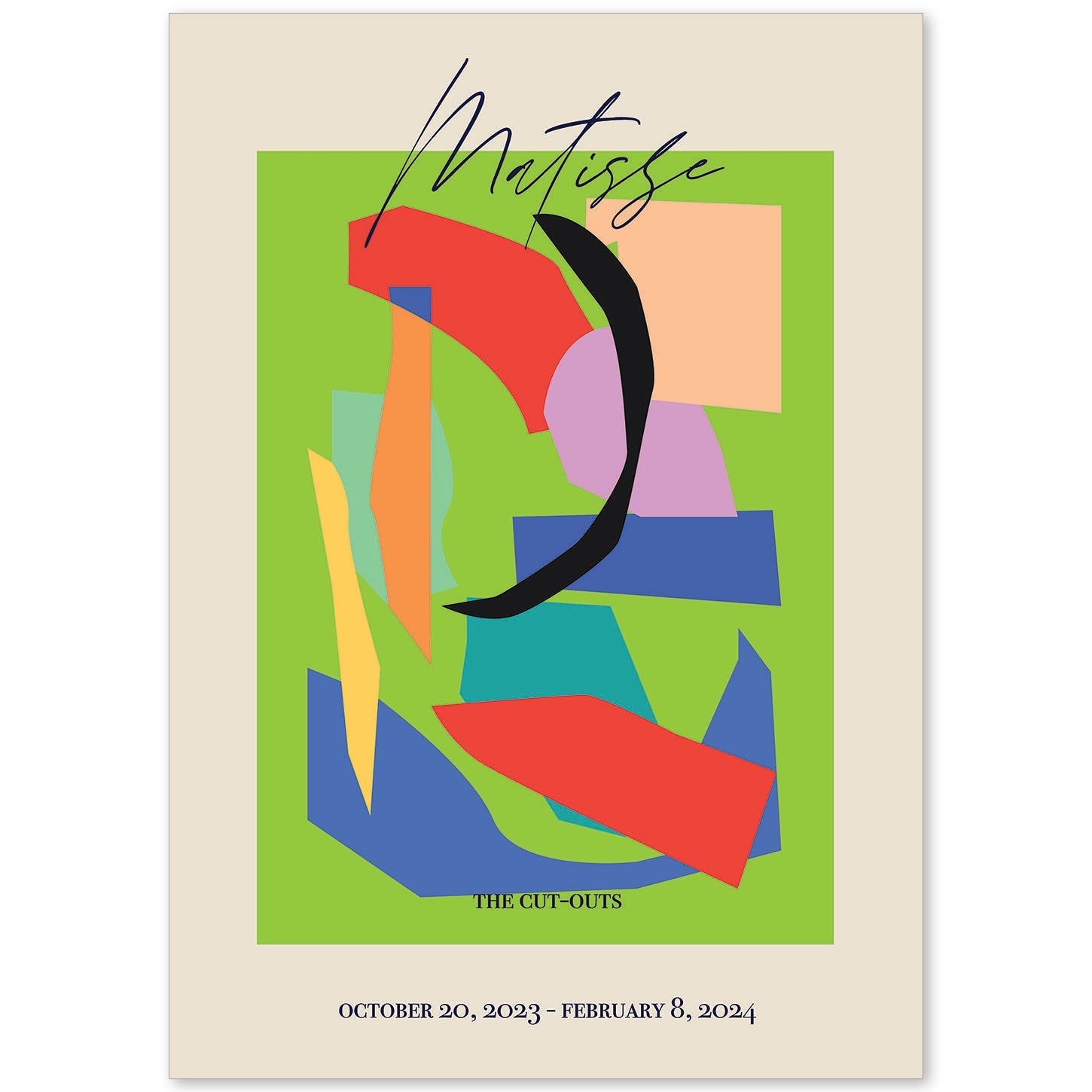 Lamina artistica decorativa con ilustración de Exposición Matisse 12 estilo fauvista-Artwork-Nacnic-A4-Sin marco-Nacnic Estudio SL