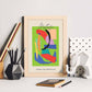 Lamina artistica decorativa con ilustración de Exposición Matisse 12 estilo fauvista-Artwork-Nacnic-Nacnic Estudio SL