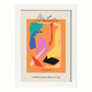 Lamina artistica decorativa con ilustración de Exposición Matisse 13 estilo fauvista-Artwork-Nacnic-A3-Marco Blanco-Nacnic Estudio SL
