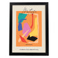Lamina artistica decorativa con ilustración de Exposición Matisse 13 estilo fauvista-Artwork-Nacnic-A3-Marco Negro-Nacnic Estudio SL