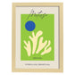 Lamina artistica decorativa con ilustración de Exposición Matisse 2 estilo fauvista-Artwork-Nacnic-A4-Marco Madera clara-Nacnic Estudio SL