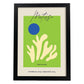 Lamina artistica decorativa con ilustración de Exposición Matisse 2 estilo fauvista-Artwork-Nacnic-A4-Marco Negro-Nacnic Estudio SL