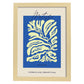 Lamina artistica decorativa con ilustración de Exposición Matisse 3 estilo fauvista-Artwork-Nacnic-A3-Marco Madera clara-Nacnic Estudio SL